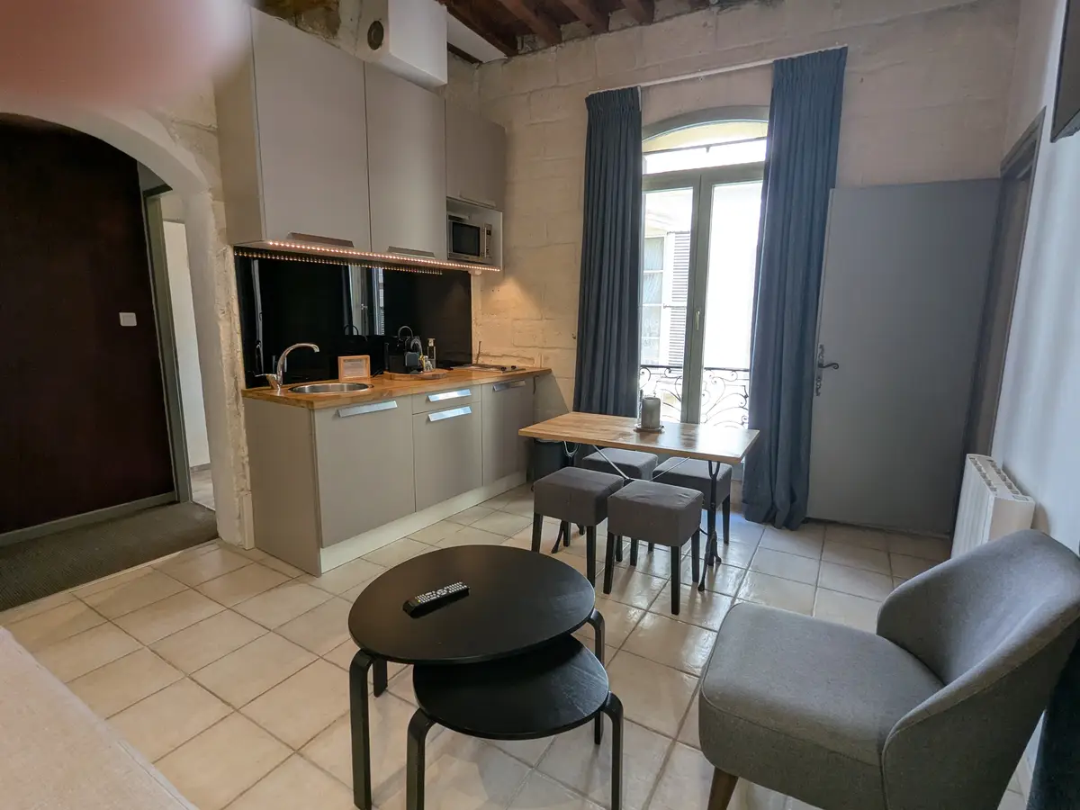 Appartement de La Banasterie avec cuisine et salon